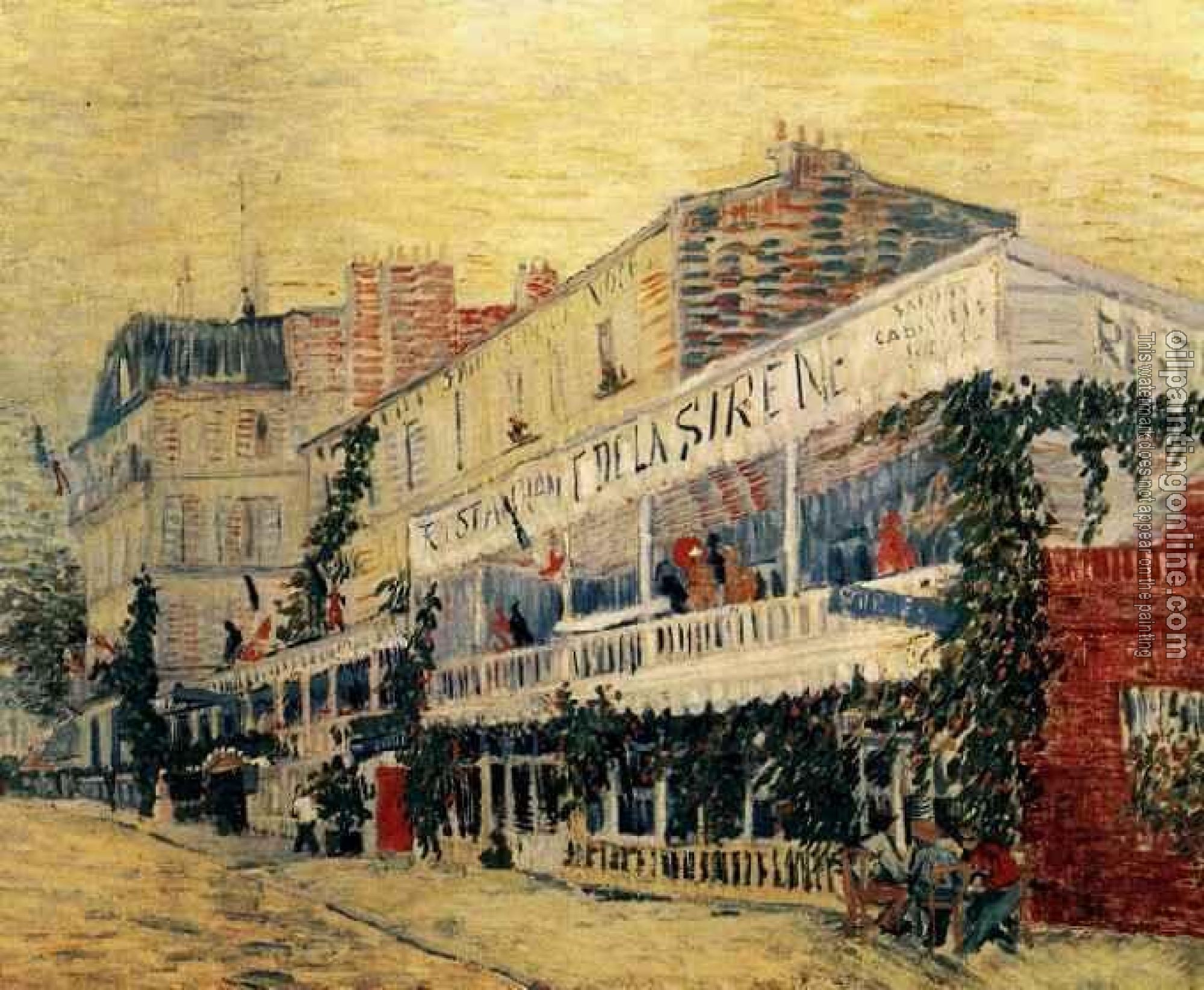 Gogh, Vincent van - Restaurant de la Sirene at Asnieres